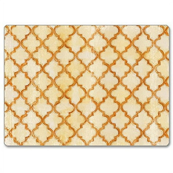 CounterArt Quatrefoil Hardboard 17'' Placemat (Set of 2)