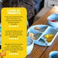 thumbnail image 6 of Plate for Baby Food by Muqee Peeko in Carolina Blue color with 3 Sections - FDA Approved Silicone, 6 of 10