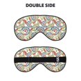 thumbnail image 2 of Fuzoiu Paisley Floral 5 Print Sleep Masks,Eye Masks with Adjustable Strap for Sleeping,Night Eye Shade for Women Men,Eye Cover for Full Night's Sleep, Travel and Nap, 2 of 7