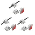 thumbnail image 4 of pitrice 40pcs Plastic Easy Installation Cable Organizer Clip For Efficient Cable Management Space-Saving white 3Set, 4 of 6
