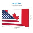 thumbnail image 2 of Xecao USA Canada Flag for Waterproof Mouse Pad - Extended Contour Mouse Mat, Large Gaming Mousepad Laptop Keyboard Mat with Non-Slip Rubber Base, 2 of 8