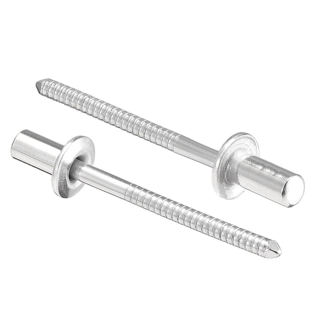 Unique Bargains 4mm x 9mm 304 Rivets Aveugles en Acier Inoxydable 100 Pack