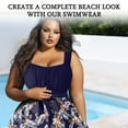 thumbnail image 3 of Plus-Size Two-Piece Printed Women's Swimsuit 2XL, 3 of 7