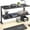 Black, variant on VIVO Black Clamp-on 13" Above or Below Desk 2-Tier Shelving Unit, Desk Organizer
