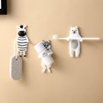 thumbnail image 3 of Ganchos autoadhesivos para habitación de niños, ganchos de baño, ganchos de puerta para colgar toallas, lindos ganchos para llaves de animales, ganchos para niños para pared, ganchos adhesivos 4 piez JAMW Sencillez, 3 of 5