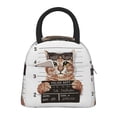 thumbnail image 1 of Lukts Cat Holding Mugshot Sign Print Portable Lunch Bag, Lunch Bag Picnic Bag - Waterproof, Heat-insulating and Cold-insulating, Suitable for School, Work, 1 of 6