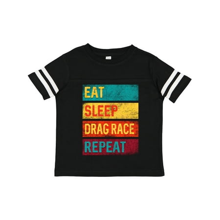 

Inktastic Drag Racing Eat Sleep Drag Race Repeat Gift Toddler Boy or Toddler Girl T-Shirt