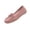 Pink, variant on Women’s Summer Mule Moccasins Wide Width Casual Versatile Slip On Open Back Flats Pink 7