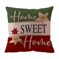 thumbnail image 1 of Funda de almohada navideña, decoración navideña, decoración de sofá, almohada de lino, sofá para el hogar, decoración navideña, funda de almohada, 1 of 6