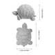 thumbnail image 3 of Estatua de tortuga en micropaisaje, figura de tortuga de arenisca, mini estatua de jardín decorativa., 3 of 5