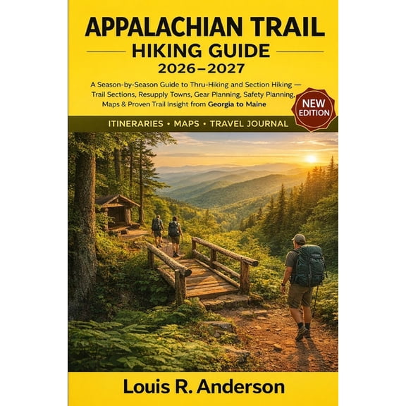 Appalachian Trail Hiking Guide 2026-2027: A Season-by-Season Guide to Thru-Hiking and Section Hiking - Trail Sections, R, (Paperback)