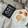 thumbnail image 5 of 6.3" Digital Clock with Large Display, with Day and Date, Snooze, Temperature, 12H/24H, Adjustable Brightness for Desk, Wall Mounted, Living Room, Bedroom, Gift for Elderly, Seniors, Dementia, 5 of 6