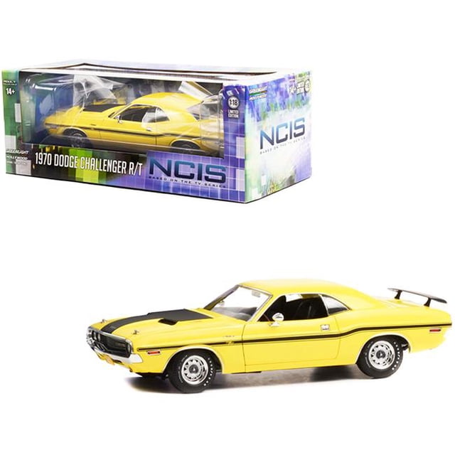 Greenlight 12845 Modèle Réduit de Voiture NCIS TV Series à l'Échelle 1-18, Jaune et Noir Mat