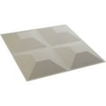 thumbnail image 6 of Ekena Millwork 11 7/8"W x 11 7/8"H Swindon EnduraWall Decorative 3D Wall Panel, UltraCover Satin Blossom White (Covers 0.98 Sq. Ft.), 6 of 6