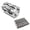 silver, variant on Front Differential Roll Cage Sprague Kit for Polaris Ranger 500 700 EFI Sportsman 600 800