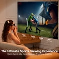 thumbnail image 4 of 150'' HD Display AR Smart Glasses, Built-in Tracking, Portable Immersive VR Headset, Compatible with Phones Tablets Laptops for Movies Gaming Travel Presentations, 4 of 9