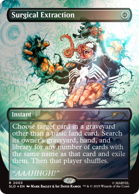 Magic the Gathering Secret Lair x Marvel's Spider-Man: Venom Unleashed (Colors) (Foil)