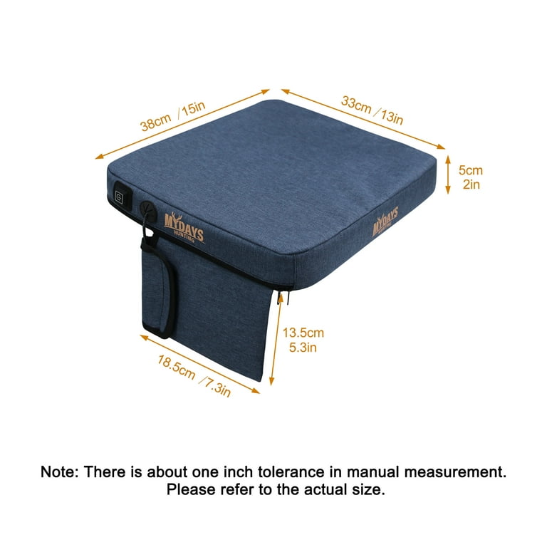 Portable Heated Seat Cushion for Stadiums