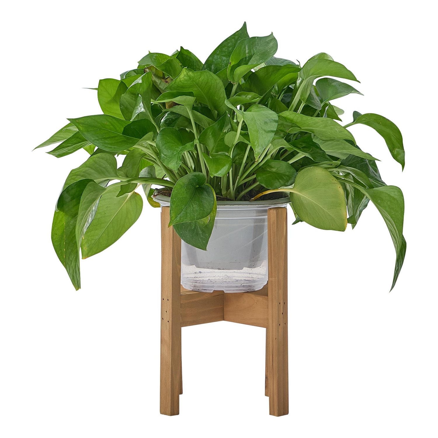 Mainstays 6 in Brown Wood Plant Stand