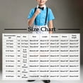 thumbnail image 4 of Pretxorve Kids Boys Short Sleeve Set Solid Collared Shirt Top Lace Suspender Pants Performance Outfits 3-18Y, 4 of 5