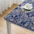 thumbnail image 4 of HAOXIT Table Cloths Decorative Washable Square Tablecloth Table Cloth, Dining, Kitchen, Parties &amp; Camping, - Spring/Summer white, 4 of 7