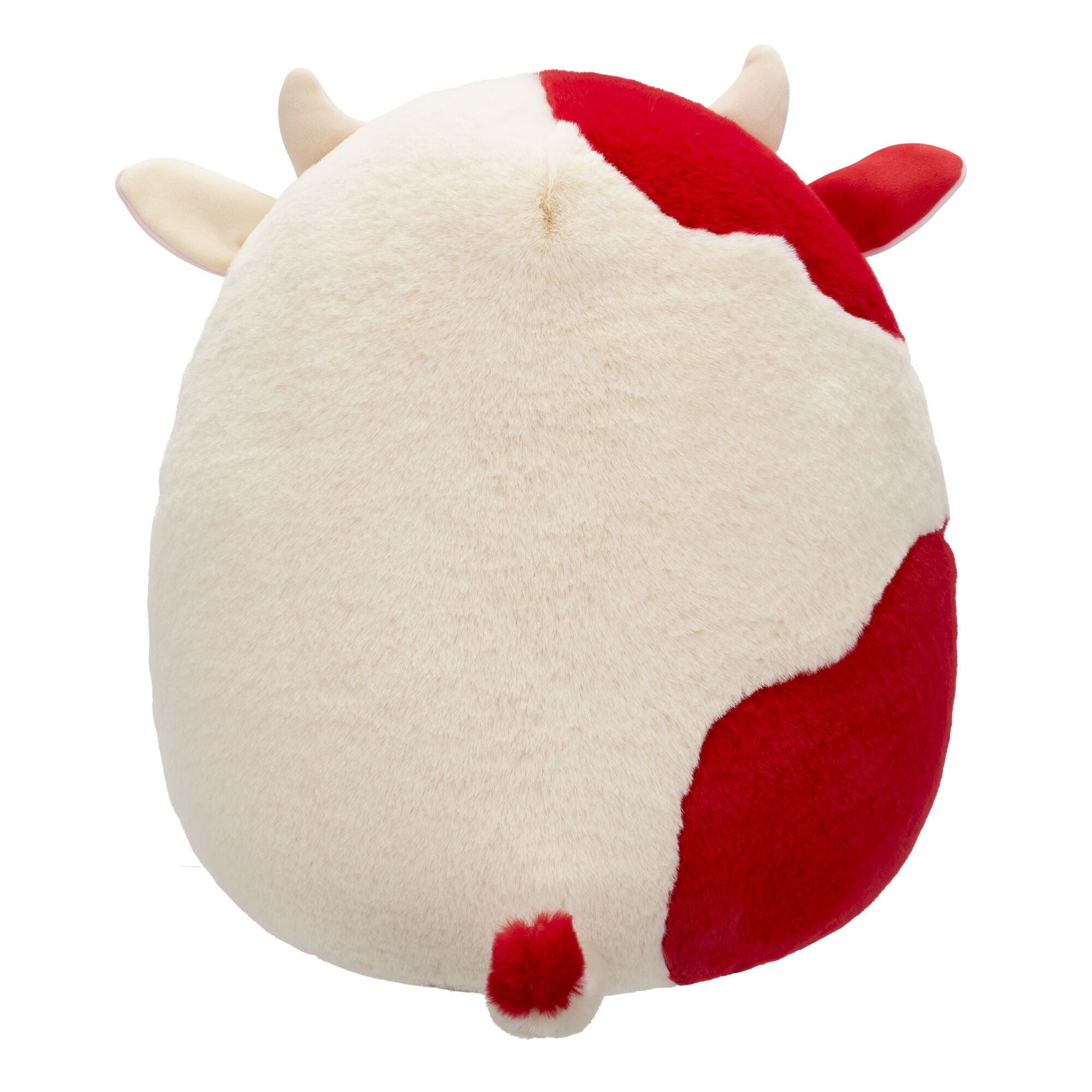 Squishmallows FuzzAMallow Official 16 inch Claudio the White and Red Cow - Child's Ultra Soft Plush Toy