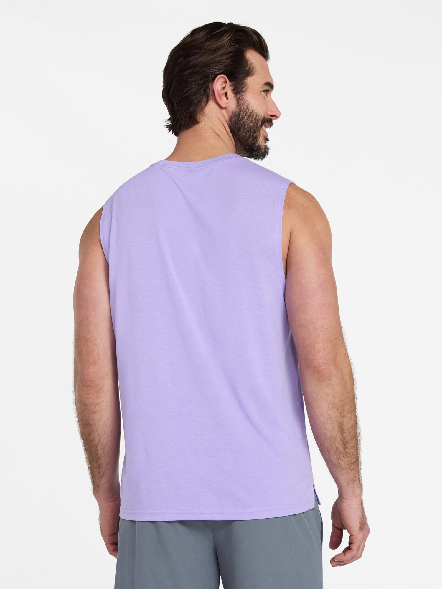 Athletic Works Men's and Men's Big & Tall Tri-Blend Muscle Tee, Sizes XS-4XLT