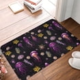 thumbnail image 2 of Non Slip Door Mat, Yellow Coral Purple Jellyfish Fast Drying Bath Tub Mats, Absorbent Bathroom Rugs Entrance Welcome Mat, Bath MatS for Tub, Floor, Home, Kitchen, Hotel,16x24in, 2 of 6