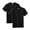 Black 2P, variant on YFH sunbest Comfort Colors Men's Cotton T-Shirt, Crew Neck Short Sleeve Tee, Style G1737