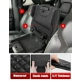 thumbnail image 6 of KBH Center Console Cover for 2019-2026 Dodge Ram 1500 2500 3500, Armrest Cushion Pad Cover for Ram 1500 Accessories, Black Leather Interior Trim (Bucket Seat Only), 6 of 9