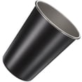 thumbnail image 3 of DINHEAROM Stainless Steel Coffee Cup Black Portable Water Mug for Home and Outdoor Use, 3 of 8