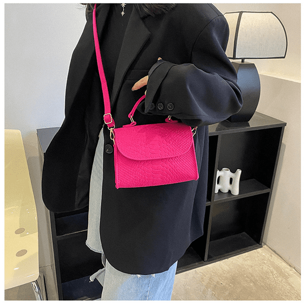 KUIZAP New Pink Bags Female Korean Fashion Ladies Shoulder