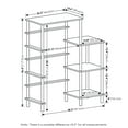 thumbnail image 5 of Furinno Turn-N-Tube Toolless Kitchen Storage Shelf Tall, Americano/Black, 5 of 6