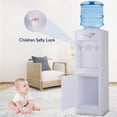 thumbnail image 5 of Top Loading Water Cooler Dispenser, Hot & Cold Water Cooler 5 Gallon with Children Safety Lock Storage Cabinet for Home Office Indoor Use, 5 of 8