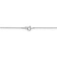 thumbnail image 3 of Sterling Silver 1mm Beaded Necklace 18 Inch, 3 of 3