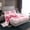 Pink White, variant on Homewish Teens Girls Kawaii Ribbon Bowtie 3pcs Twin Sheet Sets,Pink White Twin Fitted Sheet,Leopard Print Breathable Flat Sheet,Luxury Bedroom Decor