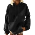 thumbnail image 1 of Sudadera Para Mujer Sudaderas Con Cuello Redondo Blusa Estampada de Manga Larga A La Moda Tops Blusa Con Bolsillos Sudaderas Con Capucha Odeerbi ODB130471, 1 of 9