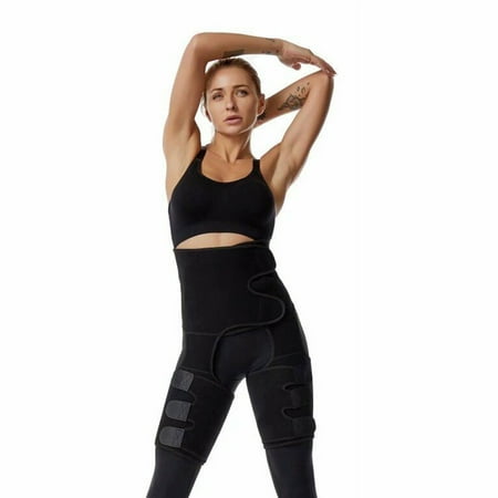 

NINTE Thigh Waist Trimmer Basic Slimming Belt Hip Lifter Body Shaper XXXL Black