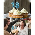 thumbnail image 5 of FIGT-Number 14 Candles,14th Birthday Candles,Blue Happy Birthday Candle for Cake,3D Design Cake Topper Decorations for Boy Men Pet Birthday Party Wedding Anniversary Celebration Supplies【0514】, 5 of 7
