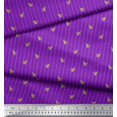 thumbnail image 3 of Soimoi Rayon Fabric Leaves,Flower Bud & Stripe Print Sewing Fabric Yard 56 Inch Wide, 3 of 3