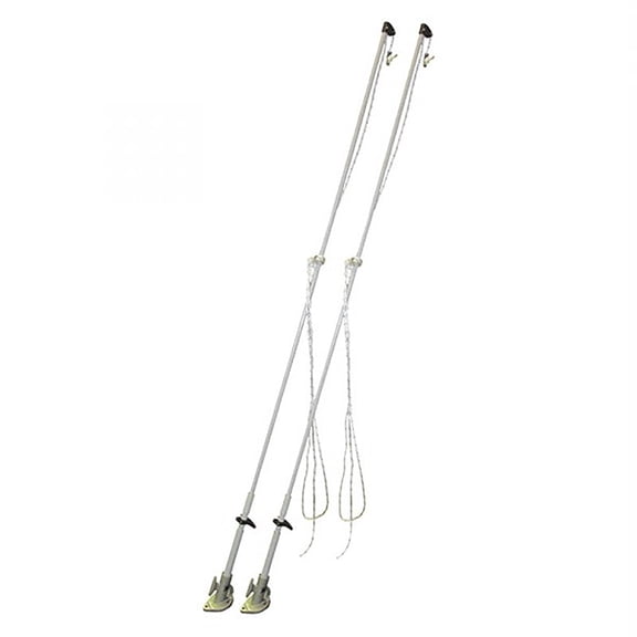 Dock Edge Premium Mooring Whip Watercraft Docking System (Set of 2), 14' for Craft up to 28' or 10,000 lbs