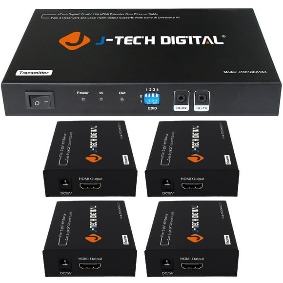 J-Tech Digital HDMI Splitters - Walmart.com
