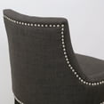 Devon & Claire Laguna Fabric Nailhead Trim Bar Stool, Multiple Colors