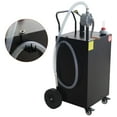 thumbnail image 2 of 45 Gallon Gas Caddy - Portable Fuel Tank with Pump and Wheels Portable Fuel Storage Tank for Car, Lawnmower, ATV, Boat, Motorcycle, 2 of 9