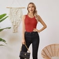 thumbnail image 3 of Vichvvy Womens Summer Tank Tops Crewneck Sleeveless Shirts Ribbed Tanks Slim Fitted Casual Basic Tee Shirt, 3 of 6