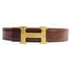 Hermès Brushed Reversible H Logo Belt Kit 42HER919