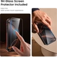 thumbnail image 4 of XIHAMA Compatible for iPhone 16 Pro Max Case with Screen Protector, Slide Camera Cover Protective Phone Case with Ring Stand, Heavy Duty Shockproof Rugged Bumper for iPhone 16 Promax Accessories, 4 of 8