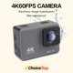 thumbnail image 2 of Cámara de acción CERASTES 4K60FPS WiFi cámara de acción antivibración con pantalla de Control remoto cámara deportiva impermeable grabadora de unidad, 2 of 4