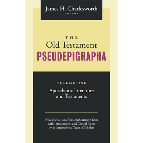 Pre-Owned The Old Testament Pseudepigrapha, Volume 1: Apocalyptic Literature and Testaments (Paperback) 1598564919 9781598564914