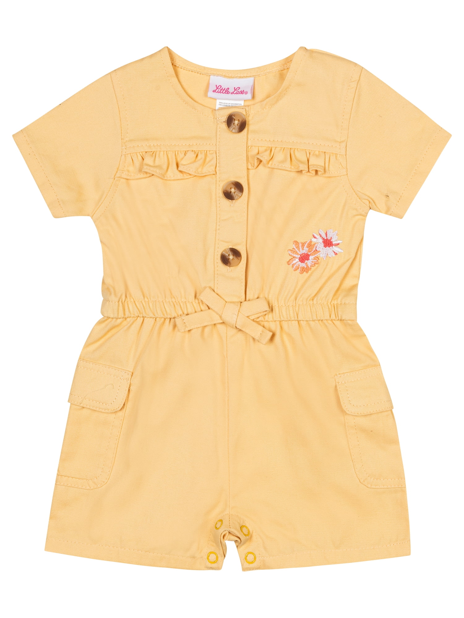 Little Lass Infant Girls' Romper, 2-Pack, Sizes 12M-24M